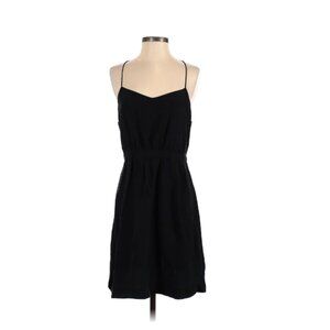 Madewell Solid Black Casual Dress